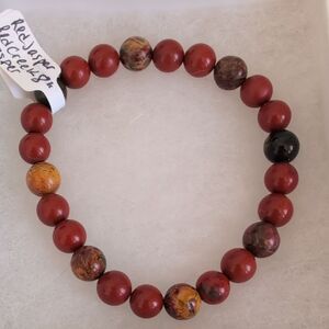 Red Creek Jasper Stretch Bracelet
